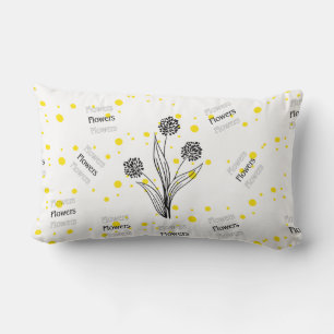 Flowers Lumbar Pillow
