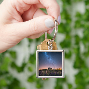Flowers   Lupines Blooming Lake Tekapo New Zealand Keychain