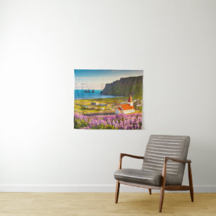 Flowers   Lupines in Bloom Southern Iceland Tapestry