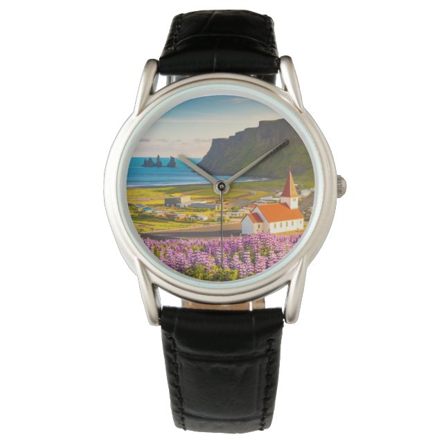Flowers | Lupines in Bloom Southern Iceland Watch (Front)