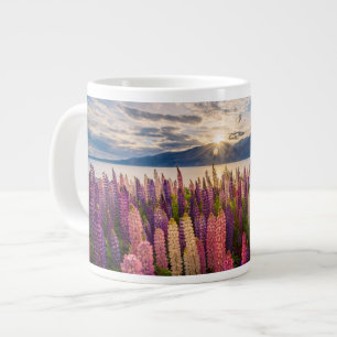 Flowers   Lupines New Zealand Large Coffee Mug