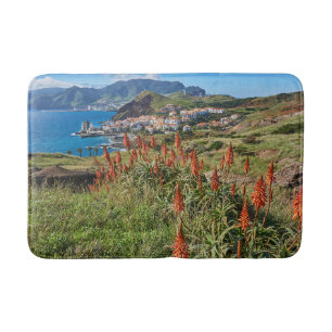 Flowers Madeira Island Portugal Bath Mat