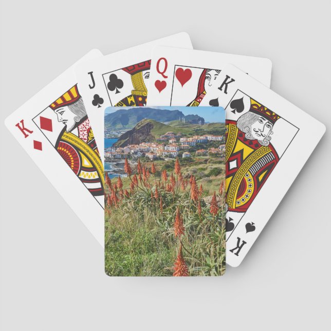 Flowers | Madeira Island Portugal Playing Cards (Back)