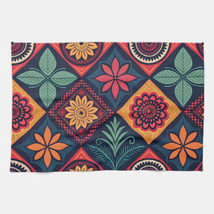 Flowers Magic Pattern Kitchen Towel
