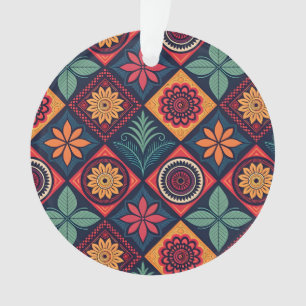 Flowers Magic Pattern Ornament