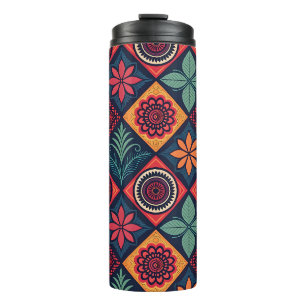 Flowers Magic Pattern Thermal Tumbler