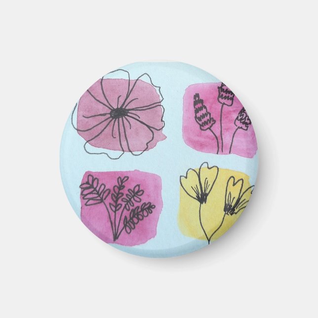 Flowers Magnet (Front)
