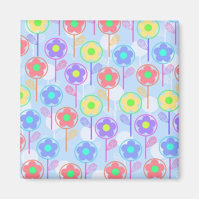 Flowers Magnet (Front)