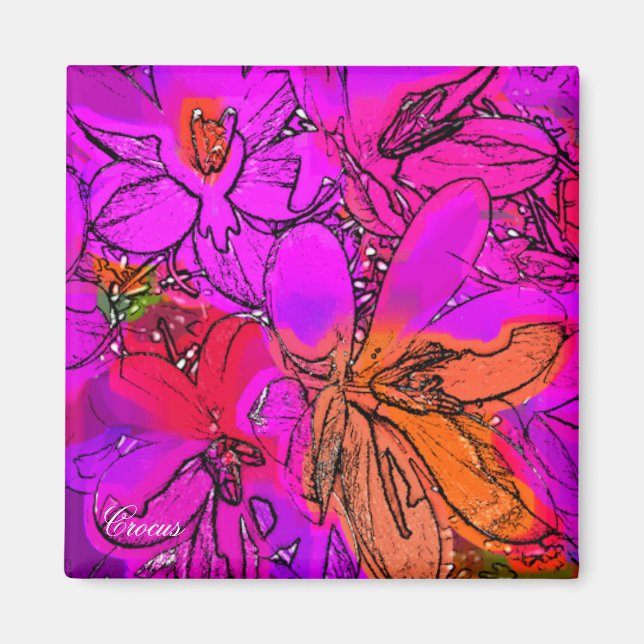 FLOWERS MAGNET (Front)