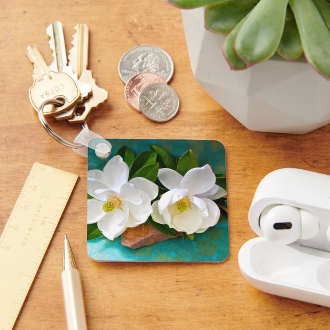 Flowers | Magnolia Flower Keychain (Desk)