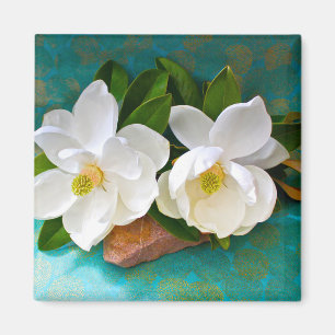 Flowers   Magnolia Flower Magnet