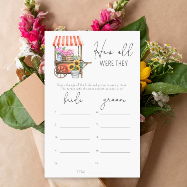 Flowers market How old were they bridal game (Creator Uploaded)