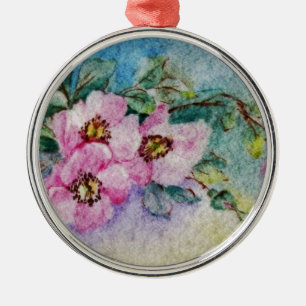 Flowers Metal Ornament