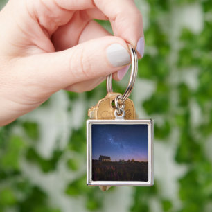 Flowers Milky Way New Zealand Keychain