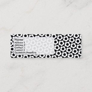 flowers mini business card