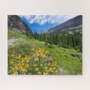 Flowers   Montana Flower Path Jigsaw Puzzle