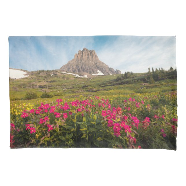 Flowers | Montana's Glacier National Park Pillowcase (Front)