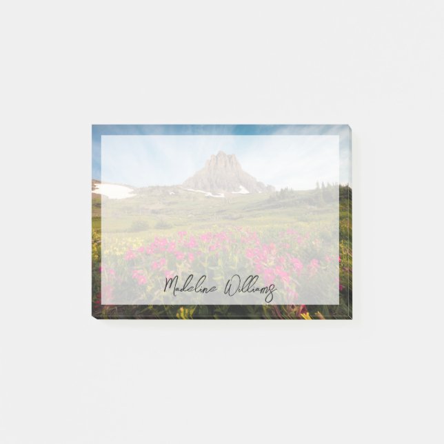 Flowers | Montana's Glacier National Park Post-it Notes (Front)