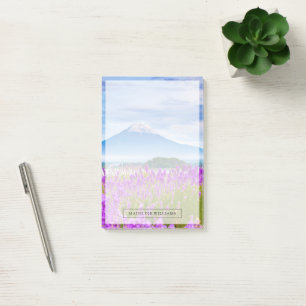 Flowers   Mount Fugi Japan Post-it Notes