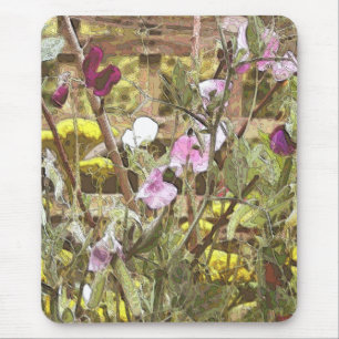 FLOWERS MOUSE PAD