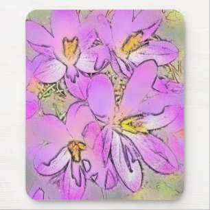 FLOWERS MOUSE PAD