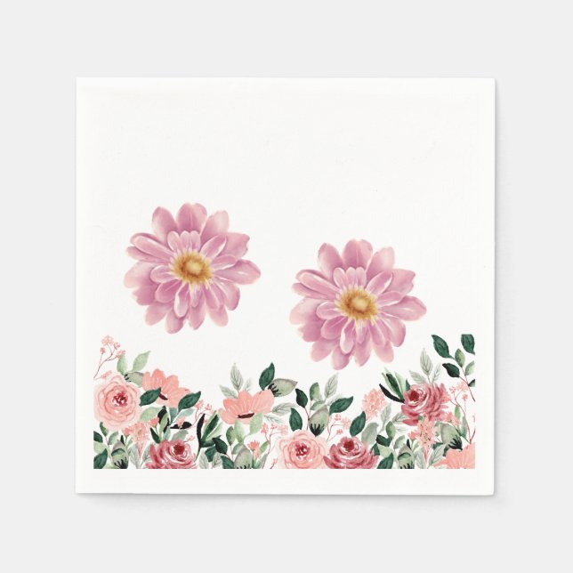 Flowers Napkin (Front)