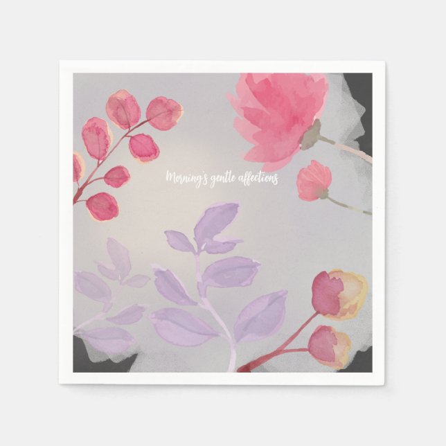 Flowers Napkin (Front)