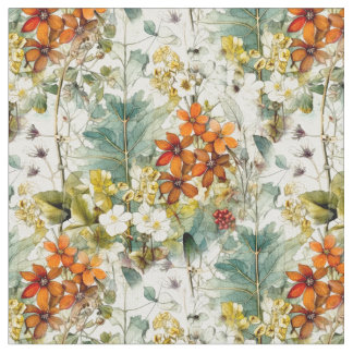 Flowers nature art  fabric