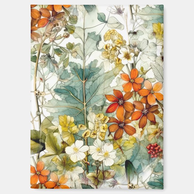 Flowers nature art  magnet (Front)