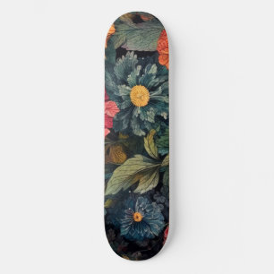 Flowers nature art skateboard