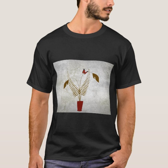 Flowers Nature Leaves Art Tee (Front)