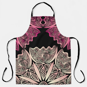 Flowers nature pattern, vintage illustration. apron