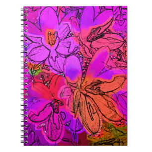 FLOWERS NOTEBOOK