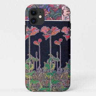 Flowers of Art Nouveau Style, Mucha iPhone 11 Case