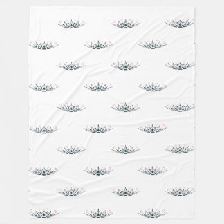 Flowers of Elegant and Minimalist Love Fleece Blanket