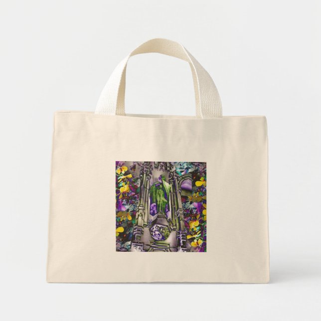 Flowers of evil mini tote bag (Front)