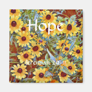 Flowers of Faith Jeremiah 29:11 Wildflower Magnet