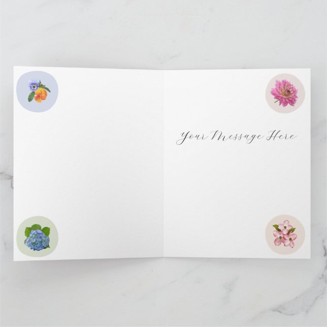 Flowers of New England Card (Inside)