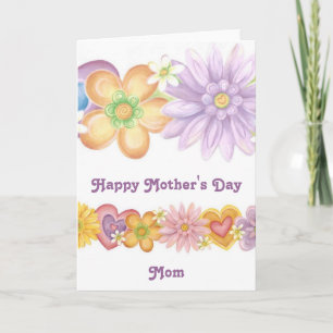 Flowers of Passion, Happy Mother's Day Mom Card