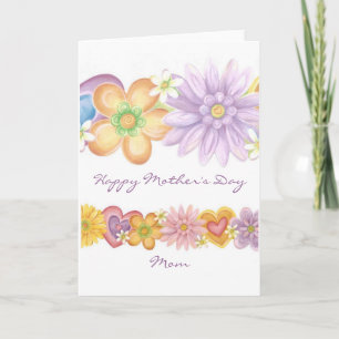 Flowers of Passion, Happy Mother's Day Mom Card