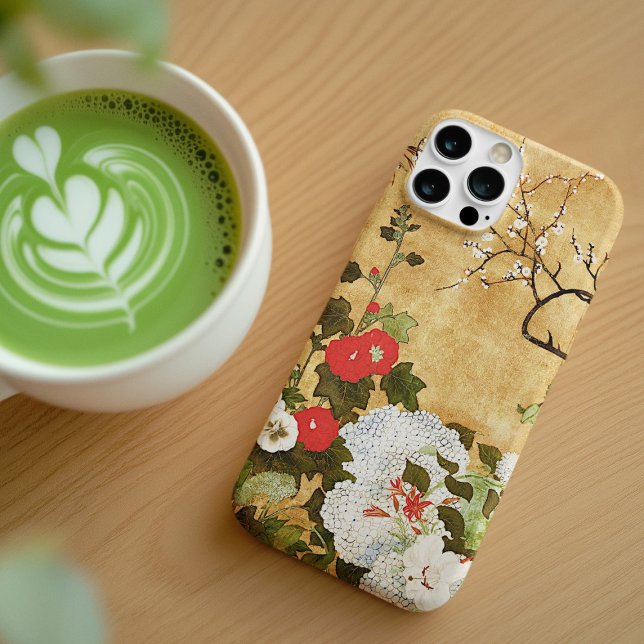 Flowers of the four seasons, Saito Ippo, Asian Art Case-Mate iPhone Case (Creator Uploaded)
