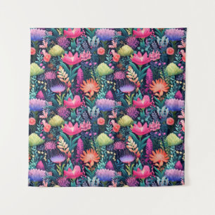 Flowers of the Sea - Seabed Garden Tapestry