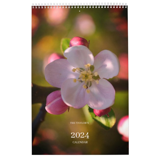 Flowers of the Year - Personalized Floral Calendar (Cover)
