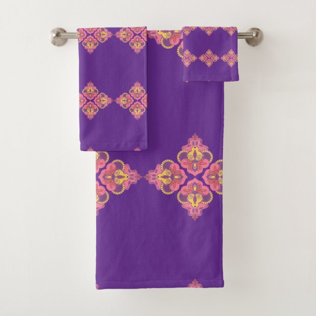 Flowers on Purple Towel (Insitu)