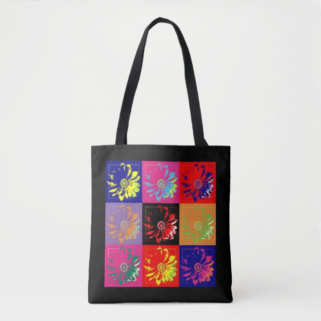 Flowers on the Wall + your ideas Tote Bag (Front)