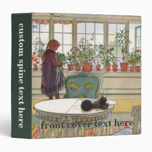 Flowers on the Windowsill by Carl Larsson Binder
