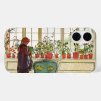 Flowers on the Windowsill by Carl Larsson