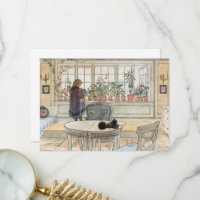 Flowers on the Windowsill by Carl Larsson