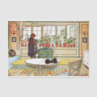 Flowers on the Windowsill by Carl Larsson