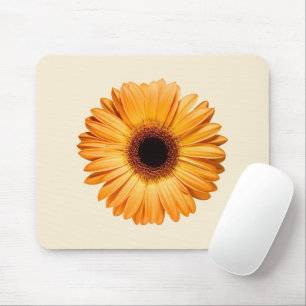 Flowers Orange Gerbera Mouse Pad